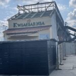 21.07.2021. Skarżysko-Kamienna. Demontaż kładki nad torami kolejowymi / Anna Głąb / Radio Kielce