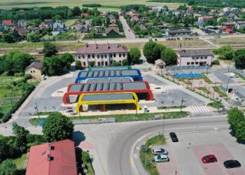 30.06.2021. Jędrzejów. Centrum komunikacyjne / Jarosław Kubalski / Radio Kielce