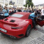 03.07.2021. Kielce. 17. Gran Turismo Polonia. Superauta na kieleckim rynku / Jarosław Kubalski / Radio Kielce