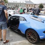 03.07.2021. Kielce. 17. Gran Turismo Polonia. Superauta na kieleckim rynku / Jarosław Kubalski / Radio Kielce