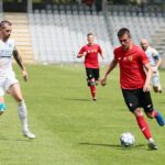 14.07.2021. Kielce. Sparing Korony Kielce z Ruchem Chorzów / Wiktor Taszłow / Radio Kielce