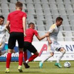 14.07.2021. Kielce. Sparing Korony Kielce z Ruchem Chorzów / Wiktor Taszłow / Radio Kielce