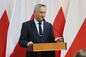 14.07.2021. Kielce. Przekazanie dofinansowania z Rządowego Programu Wieloletniego "Senior+". Na zdjęciu: Zbigniew Koniusz - wojewoda świętokrzyski / Wiktor Taszłow / Radio Kielce