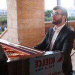 24.07.2021. Kielce. Pałac Biskupów Krakowskich. Koncert "Chopinowskie Inspiracje". Na zdjęciu: Nicolas Bourdoncle - pianista / Wiktor Taszłow / Radio Kielce