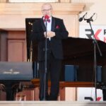 24.07.2021. Kielce. Pałac Biskupów Krakowskich. Koncert "Chopinowskie Inspiracje". Na zdjęciu: Artur Jaroń - pianista i dyrektor Zespołu Państwowych Szkół Muzycznych w Kielcach / Wiktor Taszłow / Radio Kielce