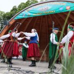 25.07.2021. Busko-Zdrój. Drugi dzień przesłuchań uczestników finałowego konkursu 45. Buskich Spotkań z Folklorem / Wiktor Taszłow / Radio Kielce