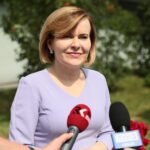 25.07.2021. Ciekoty. Konkurs „Bezpieczne Gospodarstwo Rolne”. Na zdjęciu: Anna Krupka - wiceminister dziedzictwa narodowego, kultury i sportu / Wiktor Taszłow / Radio Kielce