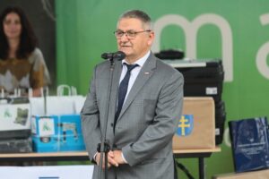 25.07.2021. Ciekoty. Konkurs „Bezpieczne Gospodarstwo Rolne”. Na zdjęciu: Tadeusz Jakubowski - dyrektor KRUS w Kielcach / Wiktor Taszłow / Radio Kielce