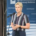 25.07.2021. Ciekoty. Konkurs „Bezpieczne Gospodarstwo Rolne”. Na zdjęciu: Aleksandra Hadzik - prezes Kasy Rolniczego Ubezpieczenia Społecznego / Wiktor Taszłow / Radio Kielce