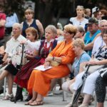 25.07.2021. Busko-Zdrój. Drugi dzień przesłuchań uczestników finałowego konkursu 45. Buskich Spotkań z Folklorem / Wiktor Taszłow / Radio Kielce