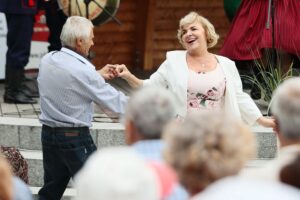 25.07.2021. Busko-Zdrój. Drugi dzień przesłuchań uczestników finałowego konkursu 45. Buskich Spotkań z Folklorem / Wiktor Taszłow / Radio Kielce