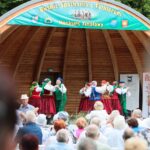 25.07.2021. Busko-Zdrój. Drugi dzień przesłuchań uczestników finałowego konkursu 45. Buskich Spotkań z Folklorem / Wiktor Taszłow / Radio Kielce