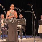 03.07.2021. Busko-Zdrój. 27 Międzynarodowy Festiwal im. Krystyny Jamroz w Busku Zdroju. Koncert „Buscy artyści Bogusławowi Kaczyńskiemu”. Na zdjęciu: Klaudia Duda / Dorota Klusek / Radio Kielce