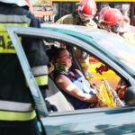 28.07.2021. Kielce. Ćwiczenia służb ratunkowych przy ul. Grunwaldzkiej / Wiktor Taszłow / Radio Kielce