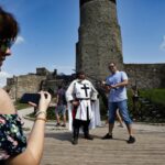 17.07.2021. Chęciny. Krzyżacy na Zamku Królewskim / Jarosław Kubalski / Radio Kielce