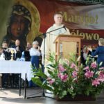 27.07.2021. Kielce. Msza z okazji Święta Policji. Na zdjęciu ( w środku): Ks. ppłk. Grzegorz Kamiński - proboszcz kościoła Garnizonowego w Kielcach / Wiktor Taszłow / Radio Kielce