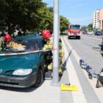 28.07.2021. Kielce. Ćwiczenia służb ratunkowych przy ul. Grunwaldzkiej / Wiktor Taszłow / Radio Kielce