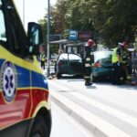 28.07.2021. Kielce. Ćwiczenia służb ratunkowych przy ul. Grunwaldzkiej / Wiktor Taszłow / Radio Kielce