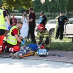 28.07.2021. Kielce. Ćwiczenia służb ratunkowych przy ul. Grunwaldzkiej / Wiktor Taszłow / Radio Kielce