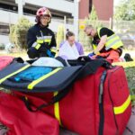 28.07.2021. Kielce. Ćwiczenia służb ratunkowych przy ul. Grunwaldzkiej / Wiktor Taszłow / Radio Kielce