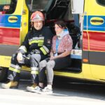 28.07.2021. Kielce. Ćwiczenia służb ratunkowych przy ul. Grunwaldzkiej / Wiktor Taszłow / Radio Kielce