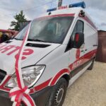 02.07.2021. Włochy. Przekazanie do OSP  samochodu marki Mercedes-Benz Sprinter / Marta Gajda / Radio Kielce