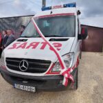 02.07.2021. Włochy. Przekazanie do OSP  samochodu marki Mercedes-Benz Sprinter / Marta Gajda / Radio Kielce