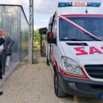 02.07.2021. Włochy. Przekazanie do OSP  samochodu marki Mercedes-Benz Sprinter / Marta Gajda / Radio Kielce