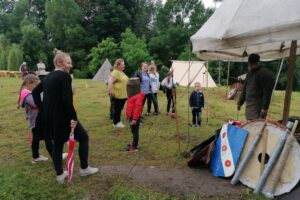 03.07.2021. Stradów w gminie Czarnocin. Piknik średniowieczny / Marta Gajda / Radio Kielce