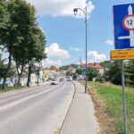 06.07.2021. Pińczów. Zmiana organizacji ruchu / Marta Gajda / Radio Kielce