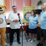 09.07.2021. Jędrzejów. Konferencja z uczestnikami wyprawy / Marta Gajda / Radio Kielce