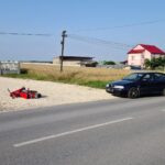 13.07.2021. Prząsław. Wypadek drogowy / KPP Jędrzejów