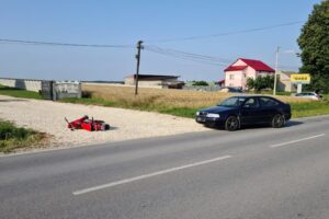 13.07.2021. Prząsław. Wypadek drogowy / KPP Jędrzejów