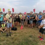 17.07.2021. Pińczów. III spływ kajakowy imienia Jerzego Głowackiego na trasie Pińczów-Chroberz / Marta Gajda / Radio Kielce