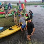 17.07.2021. Pińczów. III spływ kajakowy imienia Jerzego Głowackiego na trasie Pińczów-Chroberz / Marta Gajda / Radio Kielce