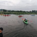 17.07.2021. Pińczów. III spływ kajakowy imienia Jerzego Głowackiego na trasie Pińczów-Chroberz / Marta Gajda / Radio Kielce