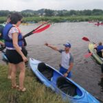 17.07.2021. Pińczów. III spływ kajakowy imienia Jerzego Głowackiego na trasie Pińczów-Chroberz / Marta Gajda / Radio Kielce