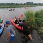 17.07.2021. Pińczów. III spływ kajakowy imienia Jerzego Głowackiego na trasie Pińczów-Chroberz / Marta Gajda / Radio Kielce