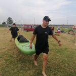 17.07.2021. Pińczów. III spływ kajakowy imienia Jerzego Głowackiego na trasie Pińczów-Chroberz / Marta Gajda / Radio Kielce