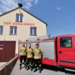 21.07.2021. Mikułowice. Druhowie z OSP Mikułowice / Marta Gajda / Radio Kielce