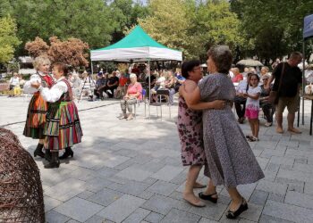 24.07.2021. Busko-Zdrój. Buskie Spotkania z Folklorem / Marta Gajda / Radio Kielce