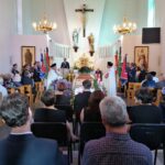 29.07.2021. Miechów. Pogrzeb Zygmunta Szopy, byłego wojewody kieleckiego / Marta Gajda / Radio Kielce