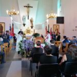 29.07.2021. Miechów. Pogrzeb Zygmunta Szopy, byłego wojewody kieleckiego / Marta Gajda / Radio Kielce