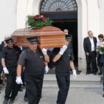 29.07.2021. Miechów. Pogrzeb Zygmunta Szopy, byłego wojewody kieleckiego / Marta Gajda / Radio Kielce