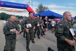 31.07.2021. Kazimierza Wielka. IV Honorowy bieg pamięci im. mjr dypl. Ludwika Zwolańskiego / Marta Gajda / Radio Kielce