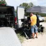 28.07.2021. Bocheniec. Film "Łuna" w reżyserii Konrada Łęckiego / Wiktor Taszłow / Radio Kielce