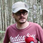 28.07.2021. Bocheniec. Film "Łuna" w reżyserii Konrada Łęckiego. Na zdjęciu: Konrad Łęcki - reżyser / Wiktor Taszłow / Radio Kielce