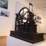 29.07.2021. Kielce. Muzeum Historii Kielc. Wystawa "Dzieło potężne w dolinach Bobrzy, Czarnej i Kamiennej. Zabytki Staropolskiego Okręgu Przemysłowego na fotografii dawnej i współczesnej" / Wiktor Taszłow / Radio Kielce