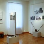 29.07.2021. Kielce. Muzeum Historii Kielc. Wystawa "Dzieło potężne w dolinach Bobrzy, Czarnej i Kamiennej. Zabytki Staropolskiego Okręgu Przemysłowego na fotografii dawnej i współczesnej" / Wiktor Taszłow / Radio Kielce