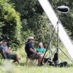 30.07.2021. Tokarnia. Film "Łuna" w reżyserii Konrada Łęckiego / Wiktor Taszłow / Radio Kielce